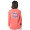 GHV56934-5FY1099 Guy Harvey Women's Scribble Aquarium Long Sleeve Slub T-Shirt