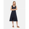 LDR0650 Barbour Rutherglen Cotton & Linen Midi Dress