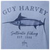 GHV55600-5FY1041 Guy Harvey Men 's Performance Hoodie - Collegiate Marlin - Allure