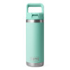 Yeti Rambler 18oz Water Bottle with Color-Matched Straw Cap