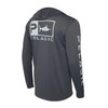 1015251006 Pelagic Aquatek Hooded Fishing Shirt Rusted Icon - Graphite