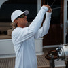 1015261005 Pelagic Aquatek Goione Tuna Hooded Fishing Shirt - White
