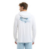1015261005 Pelagic Aquatek Goione Tuna Hooded Fishing Shirt - White