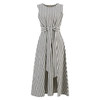 LDR0984NY99 Barbour Inez Striped Midi Dress - Dark Navy Stripe