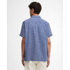 MSH5740NY91 Barbour Rudbeck Textured Short-Sleeved Shirt - Navy