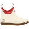 XTRATUF Women's Salmon Sisters 6 Inch Ankle Deck Boots - Ivory/Fire/Salmon