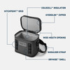 18060131421 Yeti Hopper Flip 8 Soft Cooler Charcoal
