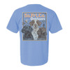 SFM12383 Southern Fried Cotton Trio of Dogs Short Sleeve Tee - Washed Denim