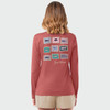 GHV57064-6FY1043 Guy Harvey HarborLite Long Sleeve Tee - Stamped - Faded Rose
