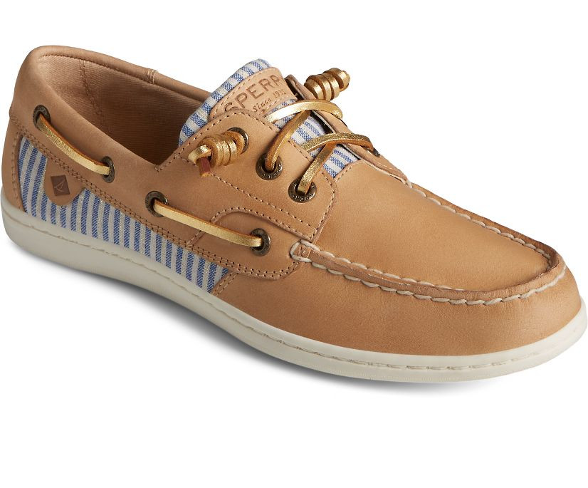 Sperry Womens Songfish Metallic Stripe 