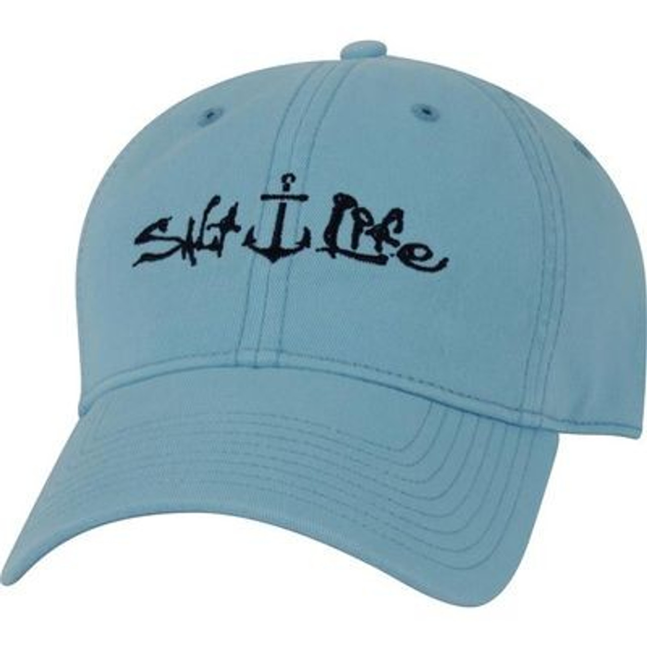 Salt Life SLG241 Signature Anchor Ladies Hat SeaGreen - Front