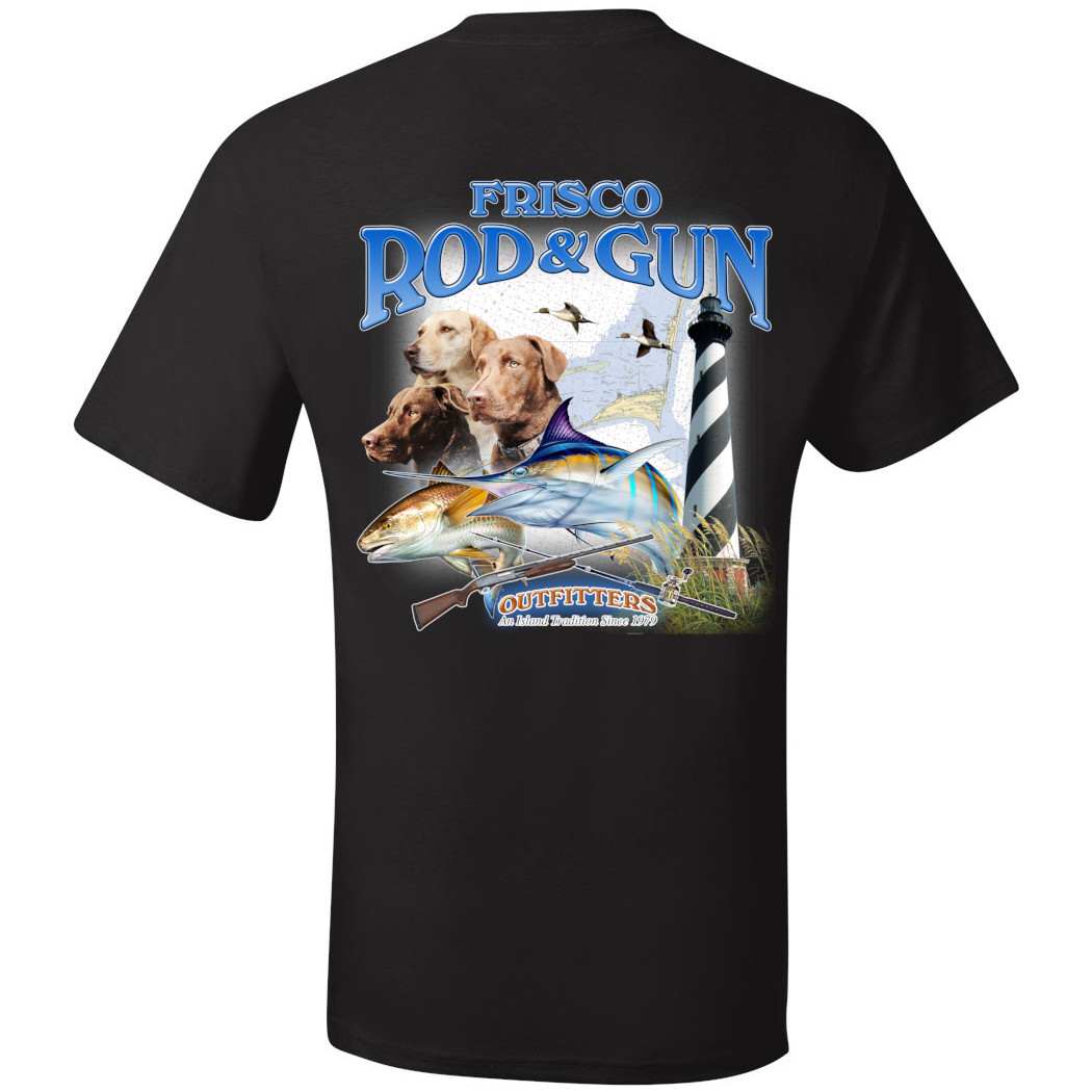 FRG 3DSST SST Mens 3Dogs Hanes_5190 Black - Back