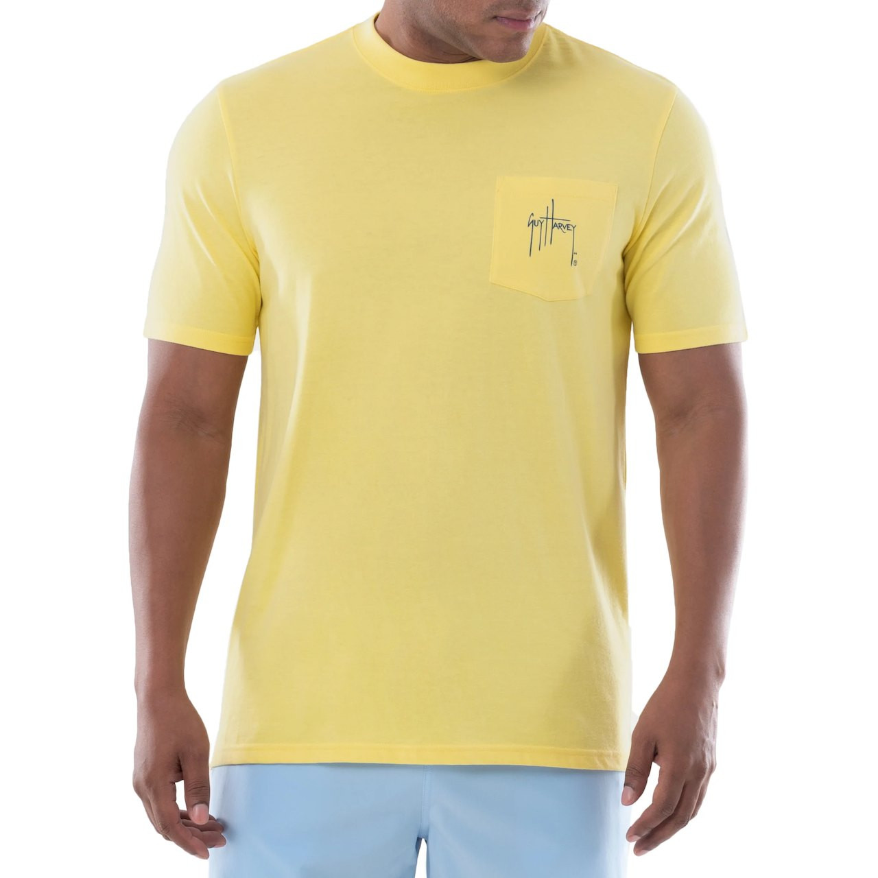 Guy Harvey Mens Trouble Short Sleeve Pocket T-Shirt