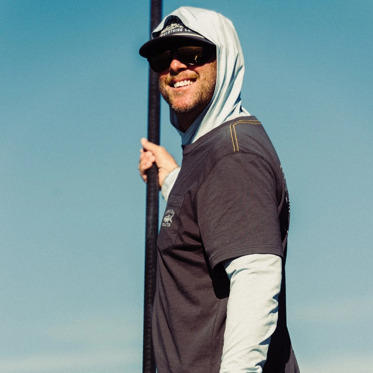 Marsh Wear MWK3010 High Noon Tech Hoodie - Angel Falls Heather