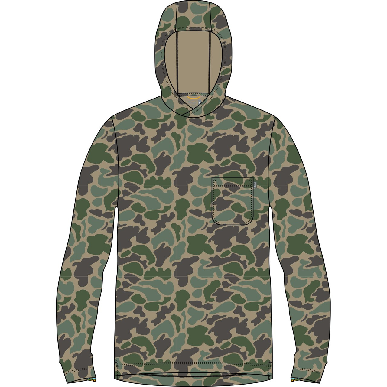 Marsh Wear MWK3009 Camo Buxton Tech Hoodie KhakiMallardCamo
