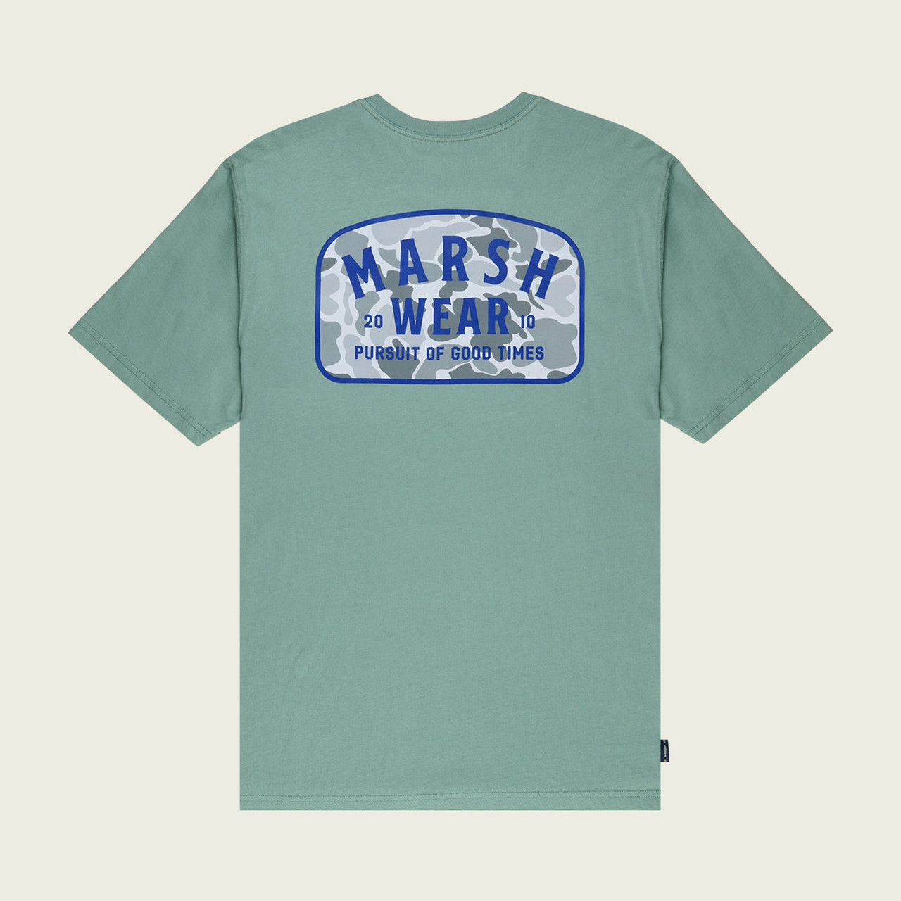 Marsh Wear MWT1068 Alton Camo Short Sleeve Tee TrellisGreen