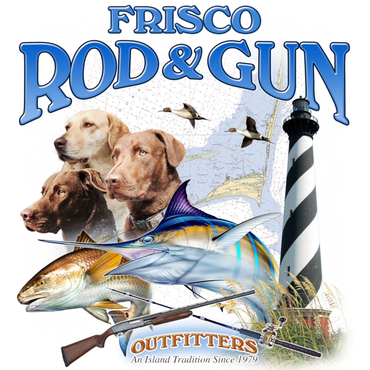 Frisco Rod & Gun 3Dogs Womens Hooded Pullover Sweatshirt