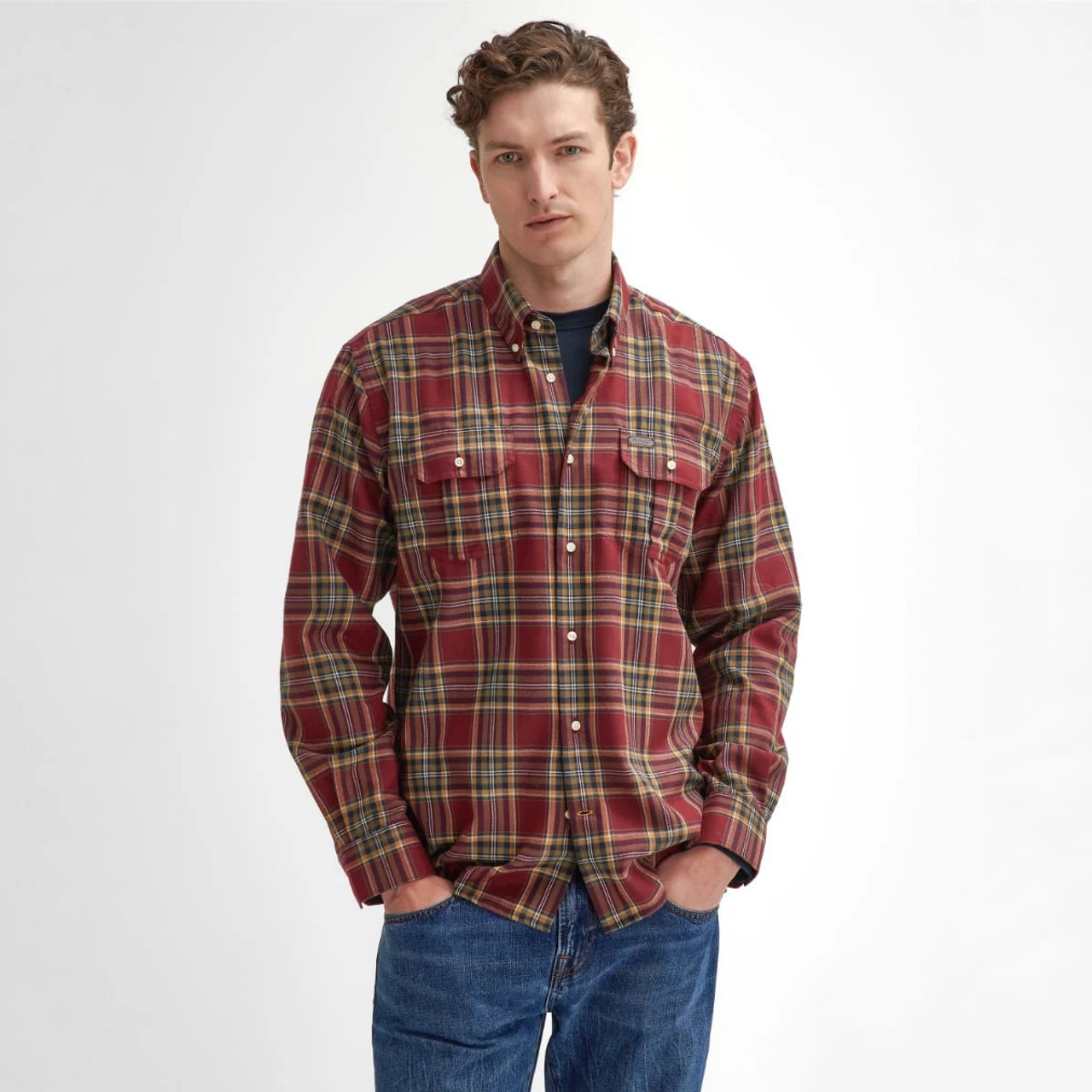 MSH5058 Barbour Singsby Thermo Weave Shirt