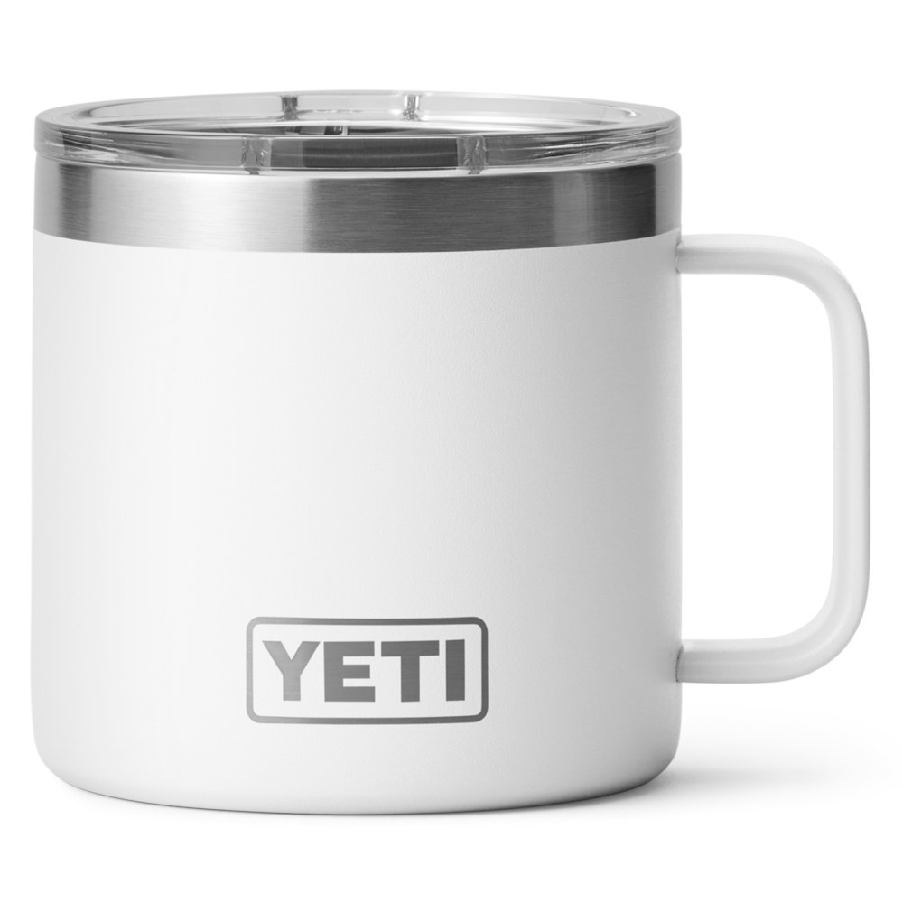 YETI Rambler 14 oz Mug シルバー Yeti Rambler 14oz Mug with Magslider Lid