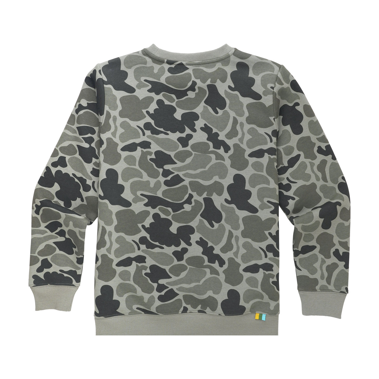 MarshWear BWF1003 Yth SWSH Fireside Fleece Crew DarkGreenMallardCamo
