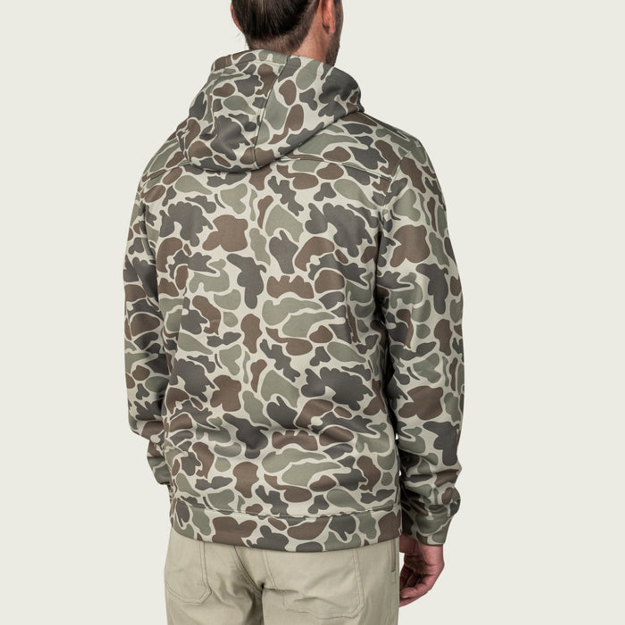 Marsh Wear MWF1033 Nor'Easter Hoodie DarkGreenMallardCamo - Back