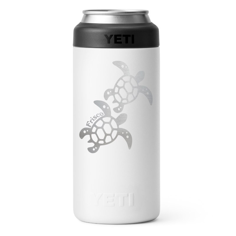 Yeti Rambler 12oz Colster Slim Can Cooler - 2-Turtles