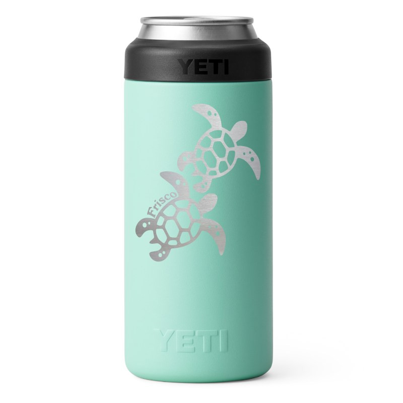 Yeti Rambler 12oz Colster Slim Can Cooler - 2-Turtles