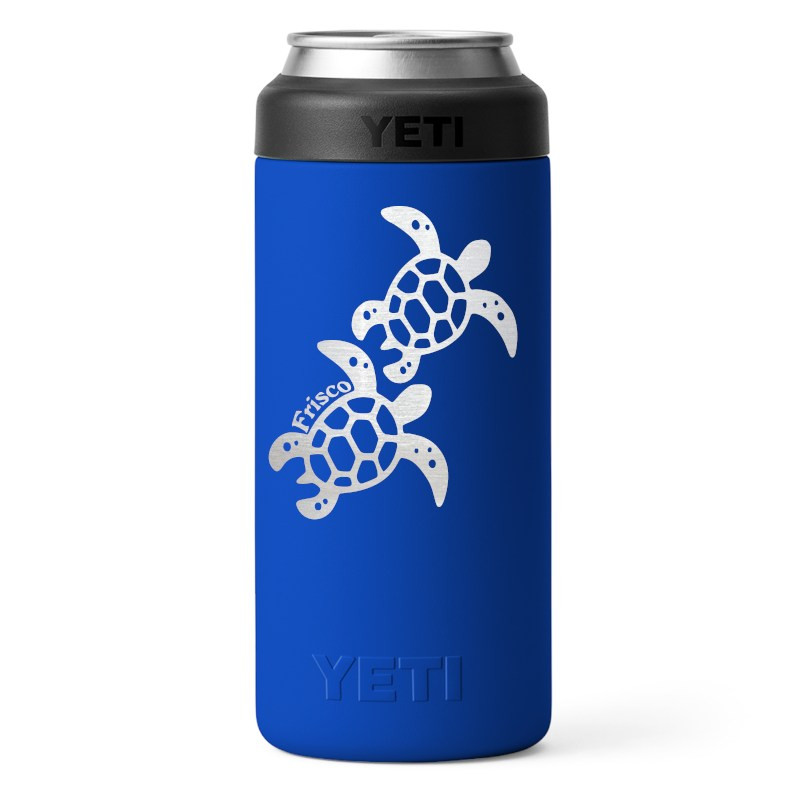 Yeti Rambler 12oz Colster Slim Can Cooler - 2-Turtles