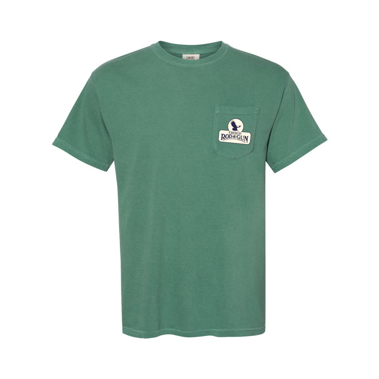 6030 Frisco Rod & Gun Billboard Short Sleeve Pocket Tee - LightGreen