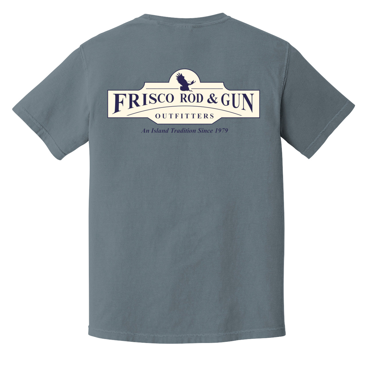 6030 Frisco Rod & Gun Billboard Short Sleeve Pocket Tee - Granite