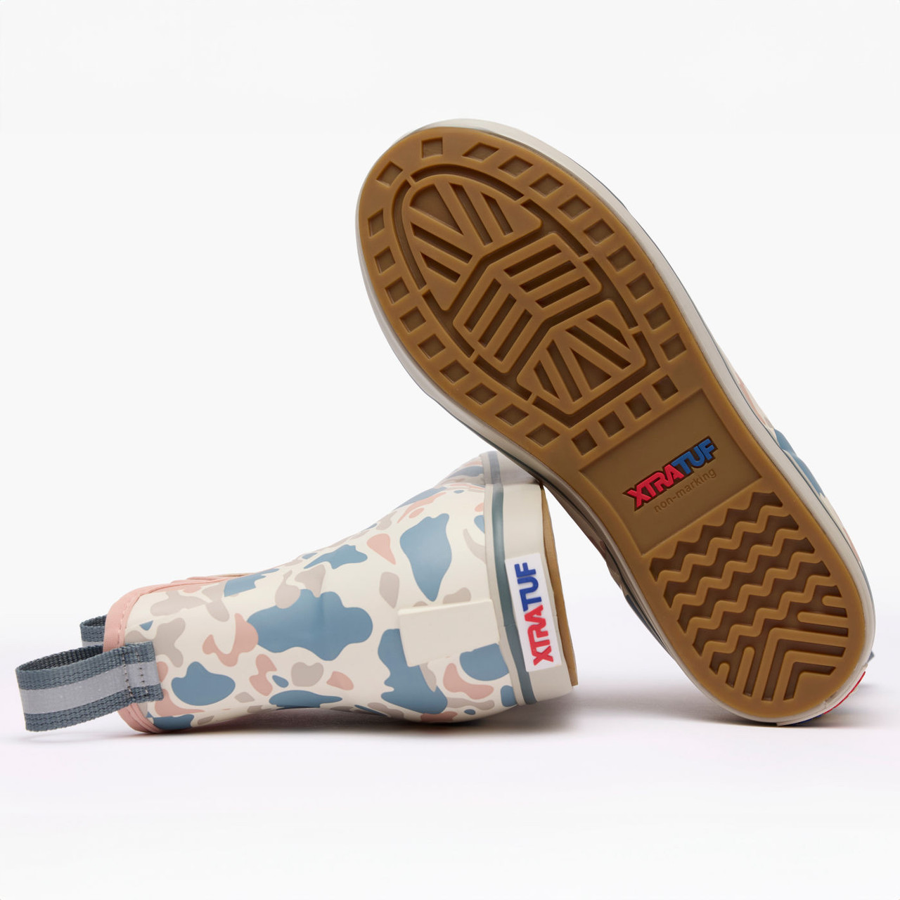 XWAB4DC XTRATUF Womens 6in Ankle Deck Boot - Ivory Duck Camo