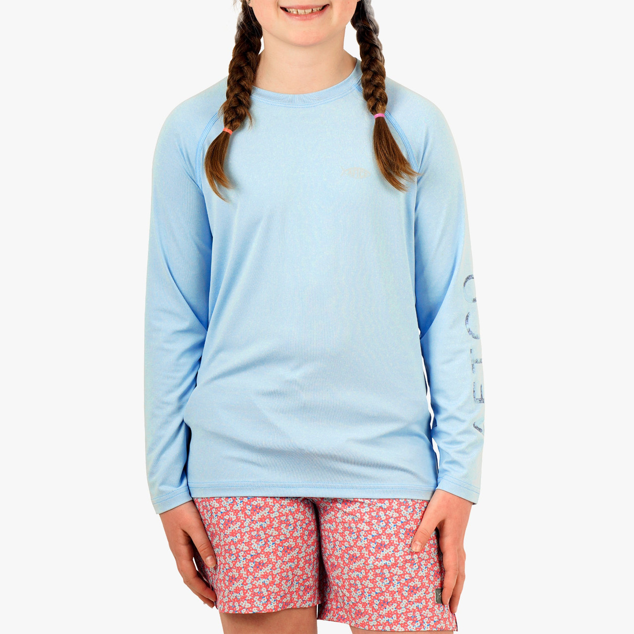 Chemise De Soleil AFTCO Youth Samurai - Manches Longues, UV, Taille S Pour Garçon