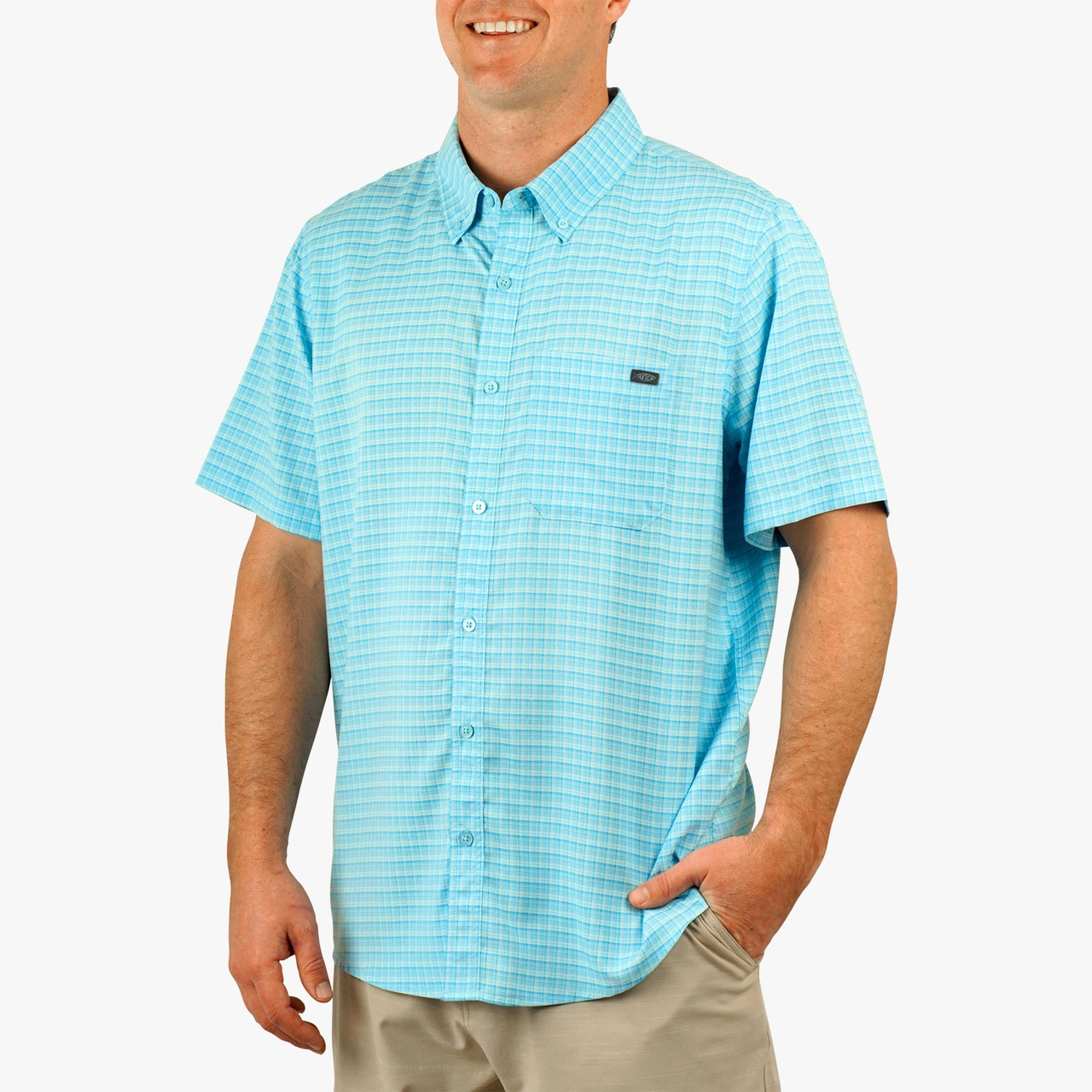 M45326 Aftco Dorsal SS Button Down Shirt
