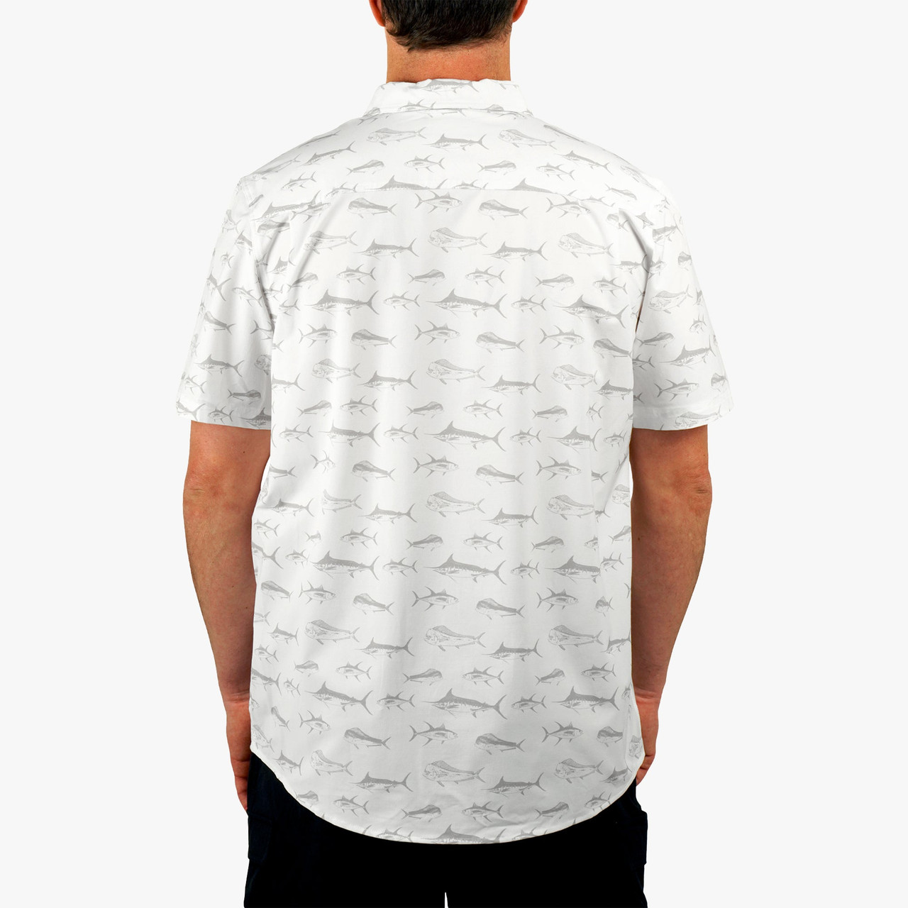 M45346 Aftco Boatbar SS Button Down Shirt