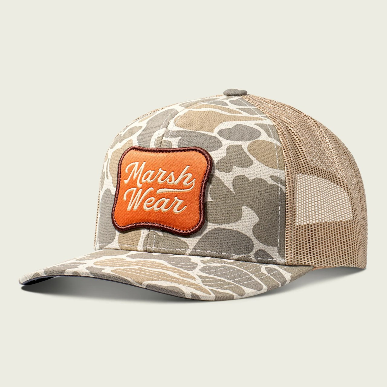 MWC1070 Marsh Wear RoadsideTrucker Hat - Khaki Mallard Camo