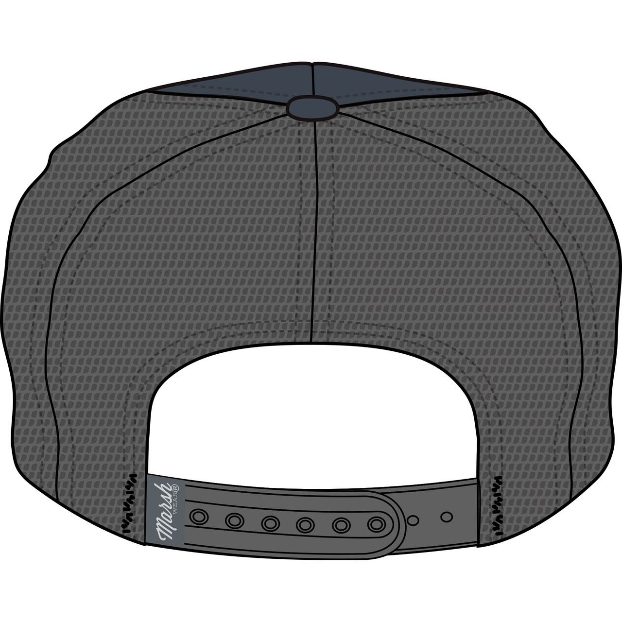 MWC1074 Marsh Wear Hightide Trucker Hat - Slate Blue