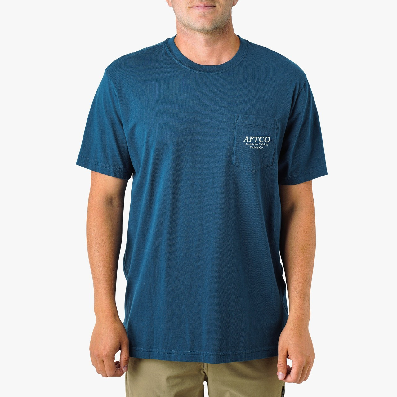 MT1529 Aftco Docked SS T-Shirt - Naval