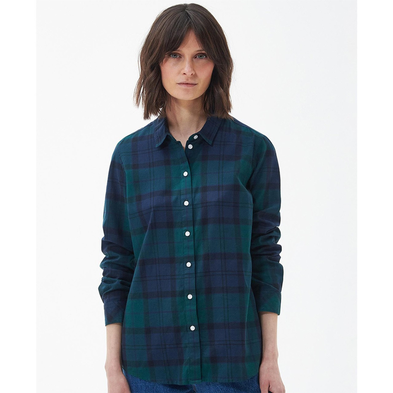 LSH1353 Barbour Womens Bredon Regular Long-Sleeved Shirt