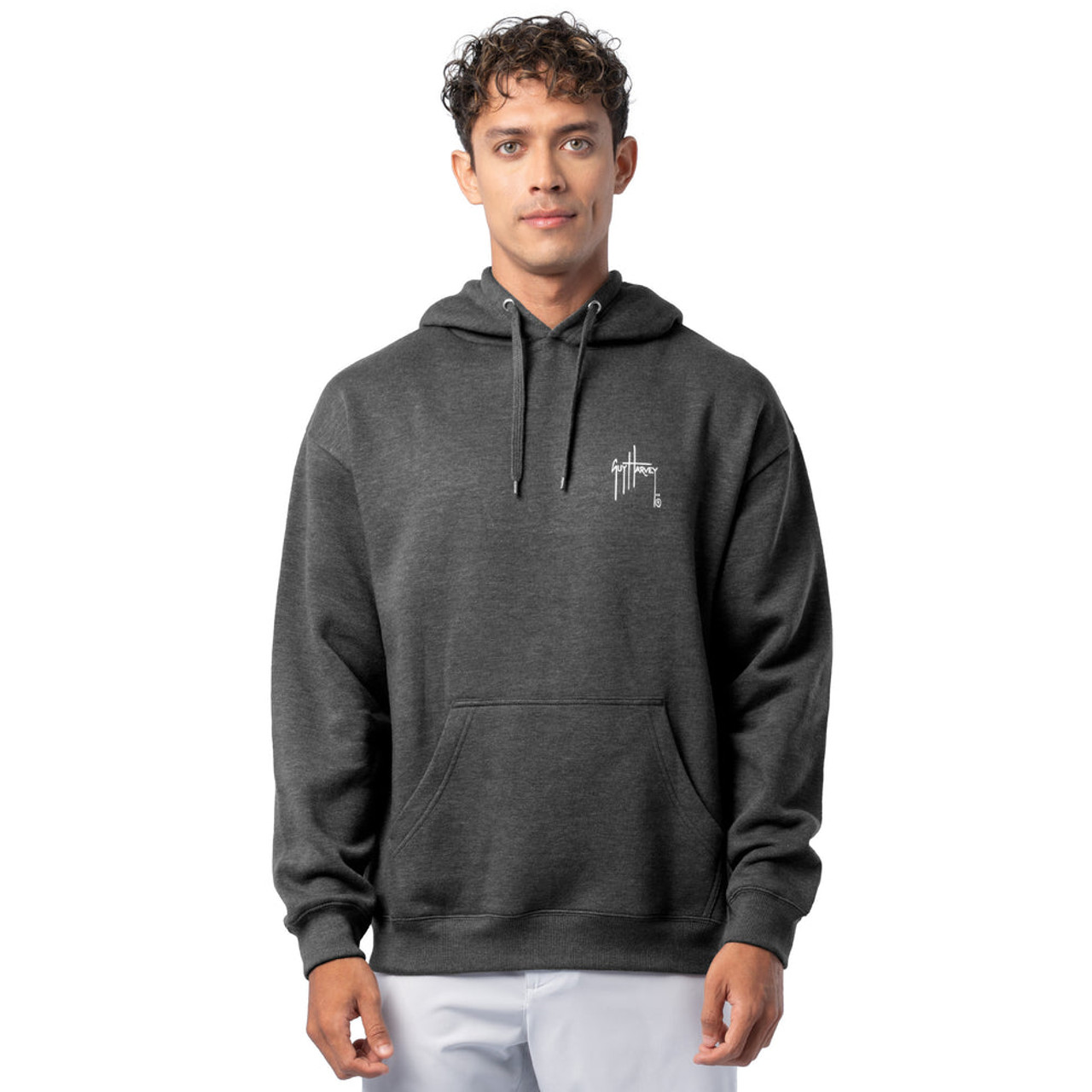 GHV55666-5SY1021 Guy Harvey Stipple Bills Marlin Fleece Hoodie