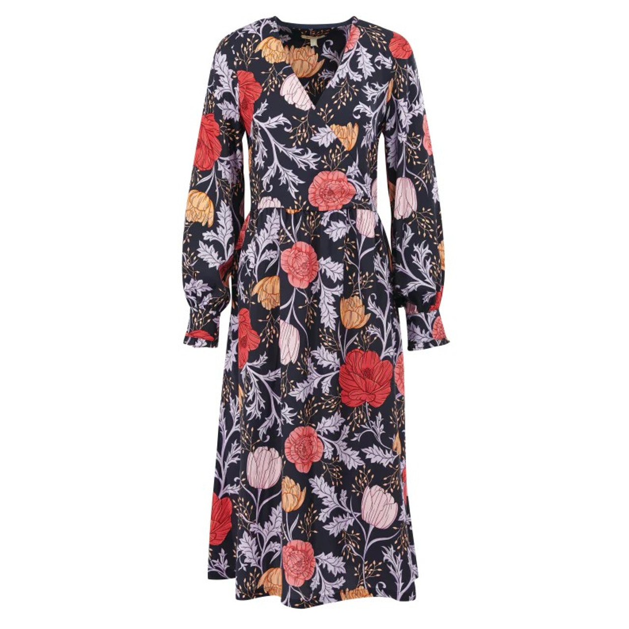 LDR0629 Barbour Nahla Floral Blouse Sleeve Dress LDR0629 Barbour Nahla Floral Blouse Sleeve Dress