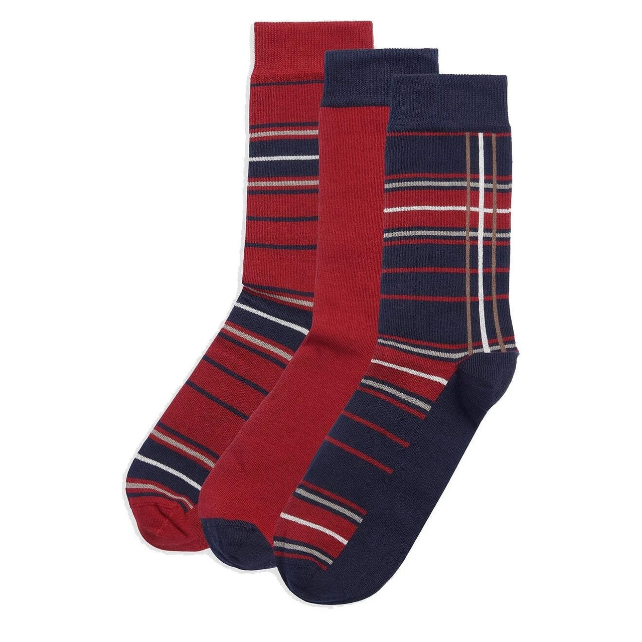 MGS0071 Barbour Tartan Socks Gift Box