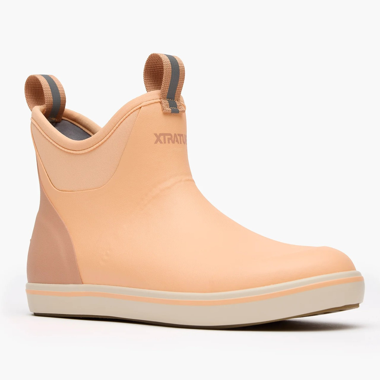 XTRATUF Women's 6 Inch Ankle Deck Boots - Peach Fuzz