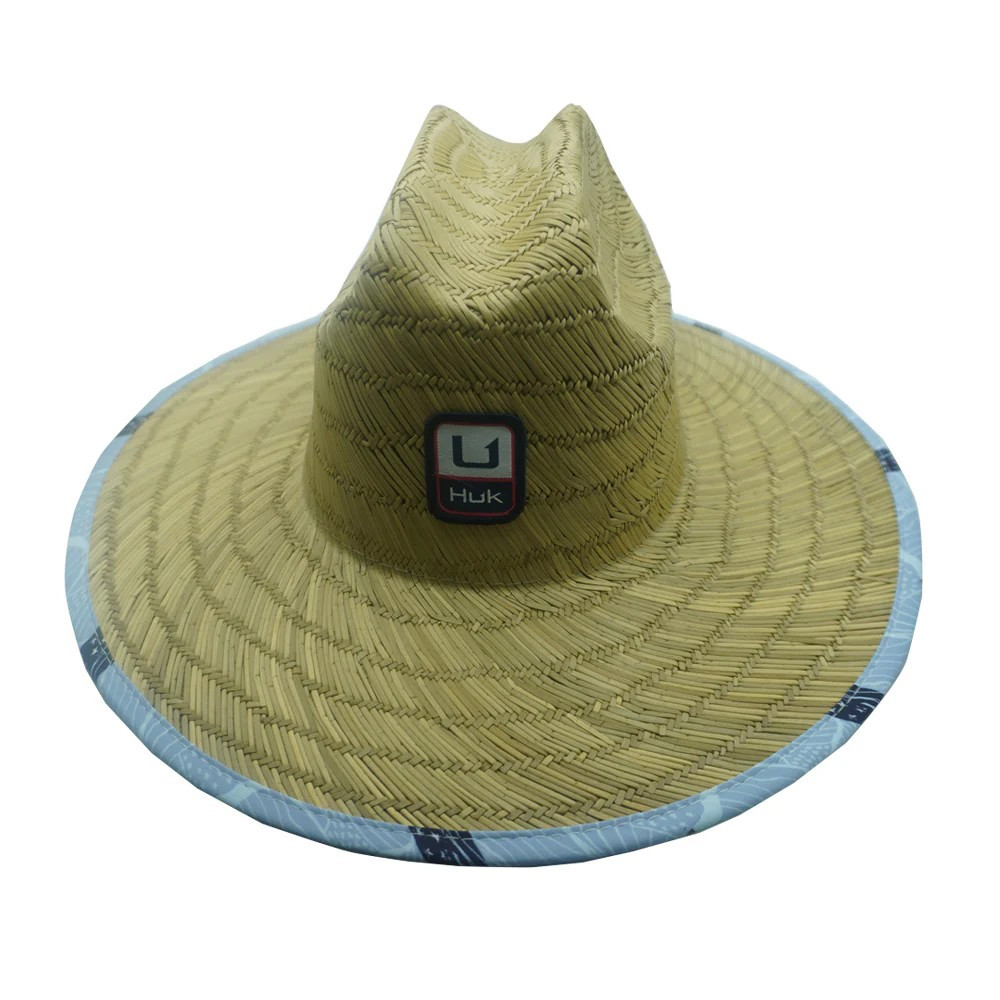 H7300052 Huk Kids KC Printed Straw Hat
