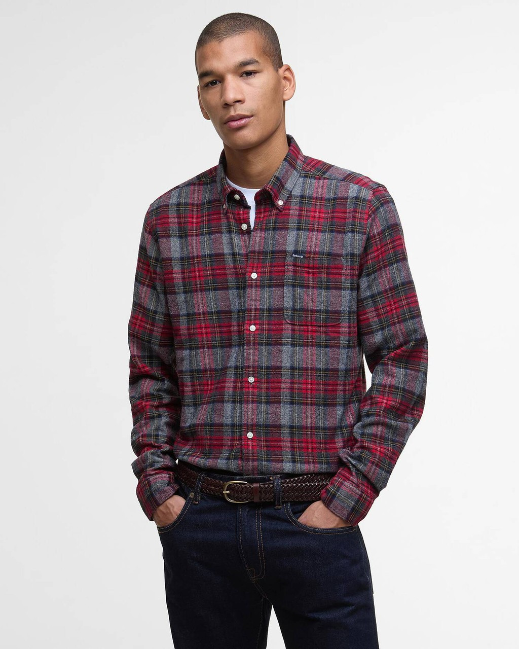 MSH5651 Barbour Ashroad Tailored Long-Sleeved Shirt