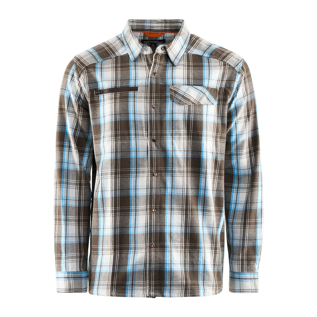 40117 Grundens Dispatch Flannel Shirt - Sandbar Plaid