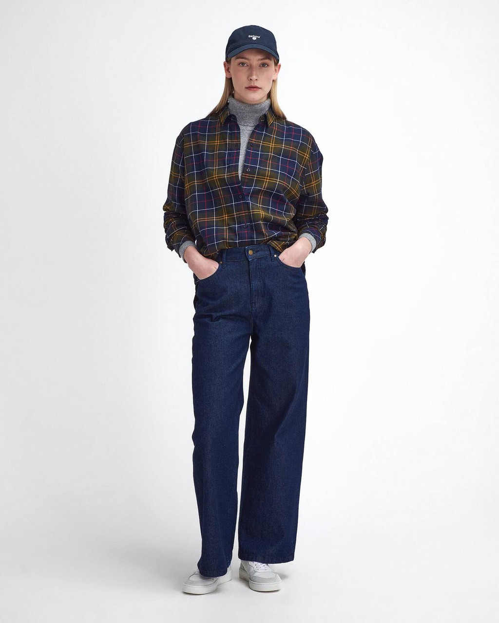 LSH1560 Barbour Women's Elishaw Relaxed Long-Sleeved Shirt