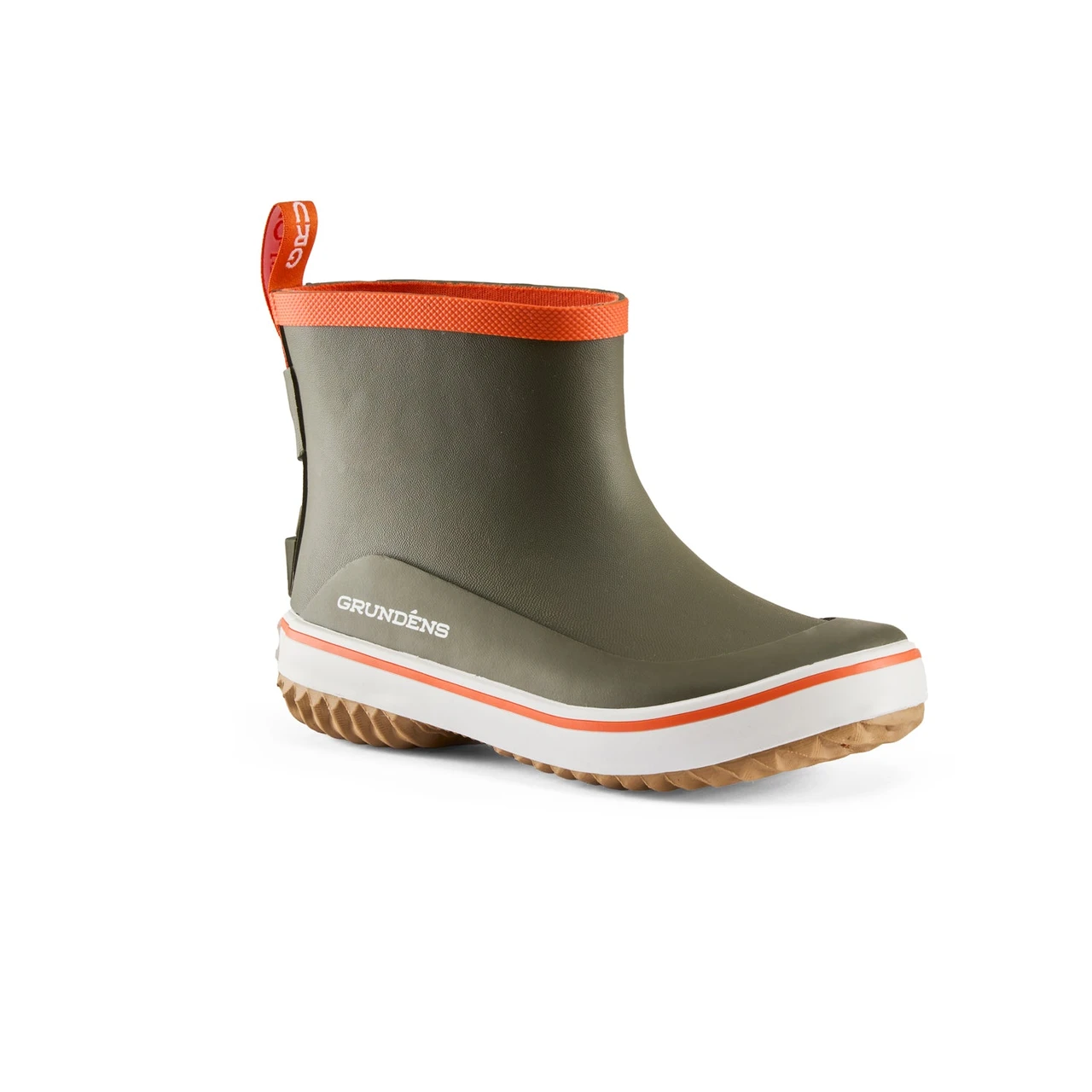 60065 Grundens Kid's Guppy Rain Boot - Olive Green