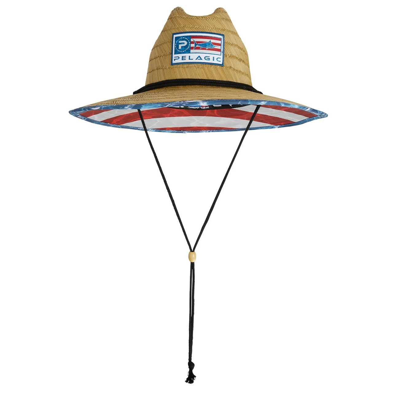 1205221000-KHA-1 Pelagic Americamo Baja Straw Hat