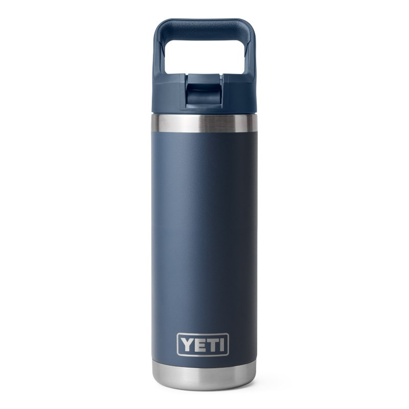 Yeti Rambler 18oz Water Bottle with Color-Matched Straw Cap