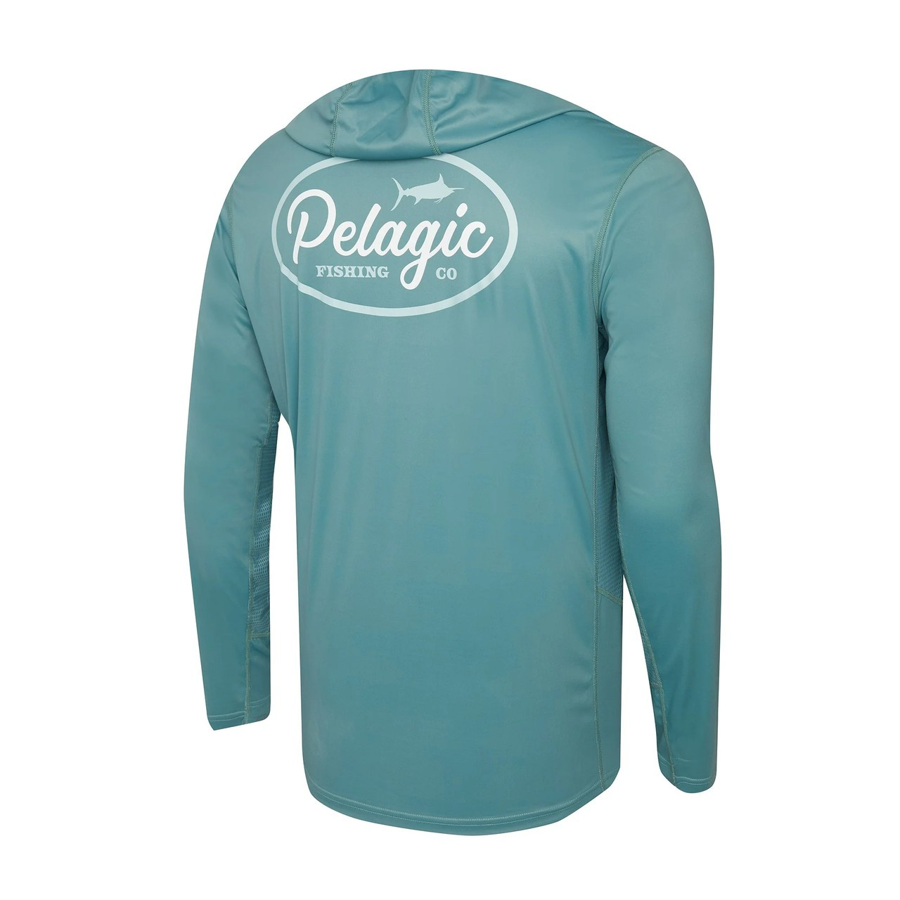 1015262001 Pelagic Vaportek Circled Hooded Fishing Shirt - North Atlantic